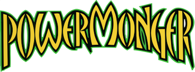 Powermonger logo for Sega Genesis